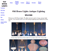 Tablet Screenshot of oldhouselights.com